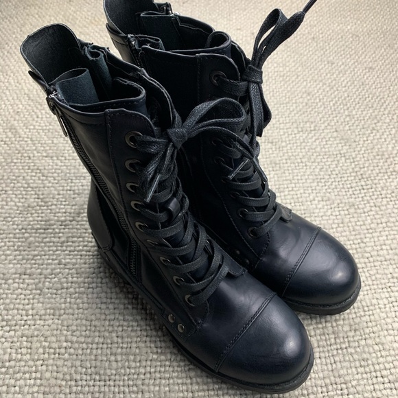 MIA Black Combat Boots - Picture 5 of 7